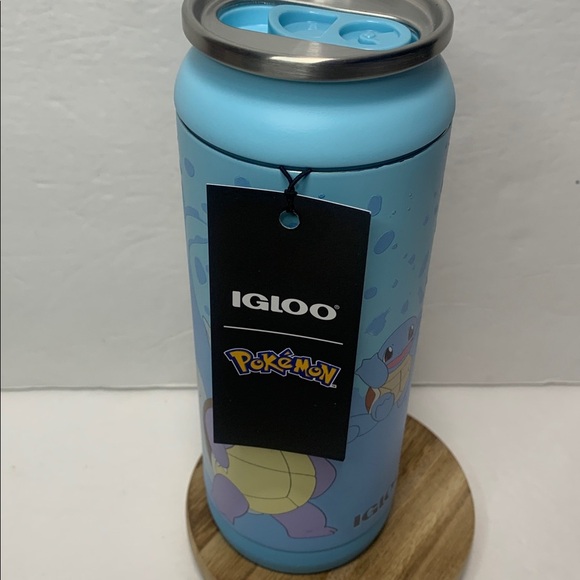 Igloo Pokemon 16 oz Tumbler Squirtle Stainless Steel Can NWT - Picture 5 of 11